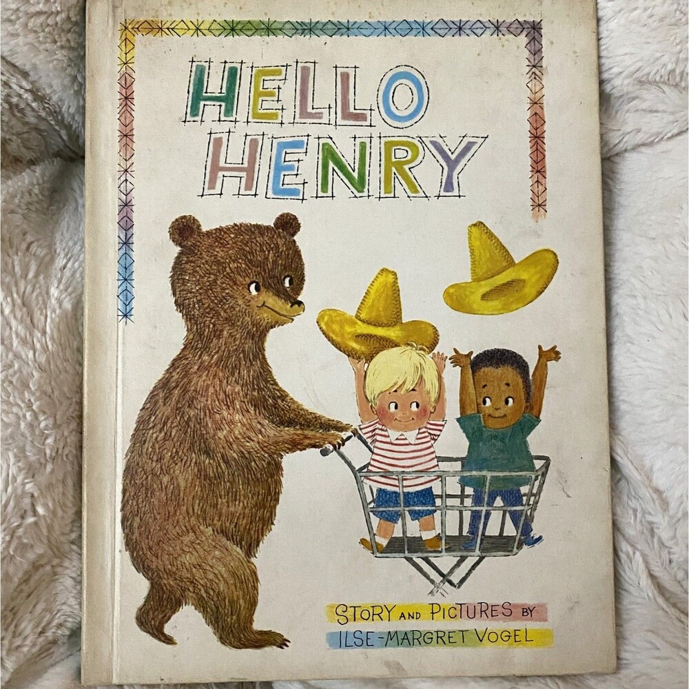 Vintage Stories 1965 Hello Henry by Ilse-Margret Vogel Hardcover Teacher Edition